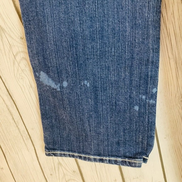 Womens ROCK 47 Wrangler Low Rise Embroidered Medium Wash Blue Jeans Size 11/12 - Picture 8 of 13